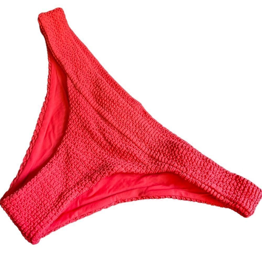 Luli Fama Pura Curiosidao Moderate Bikini Bottom in Chili nwt